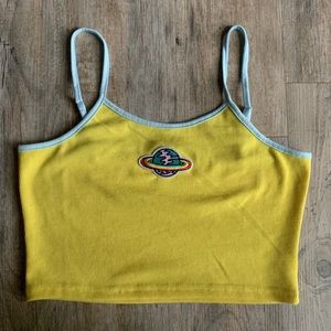 Planet crop top